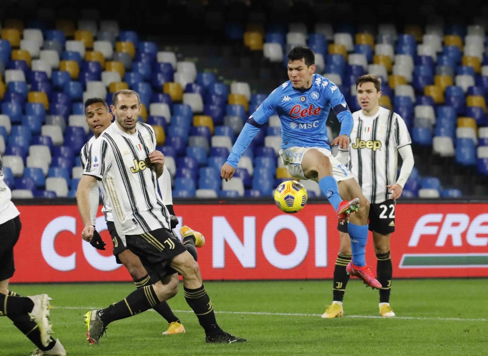 Campionato di calcio Serie A 2020/2021: Napoli-Juve