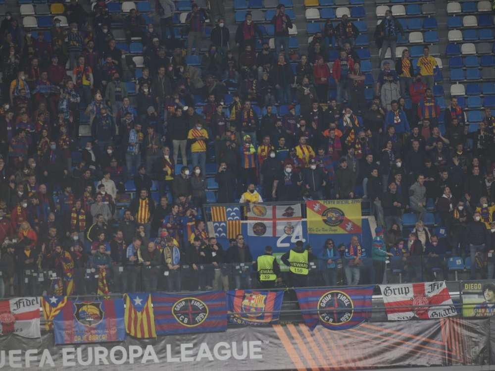 Europa League 2021/2022, Stadio Maradona: le foto di Napoli-Barcellona
