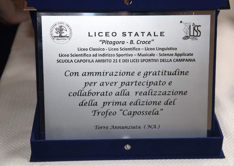 Torre Annunziata - 1° Trofeo Capossela all'I.C. Leopardi