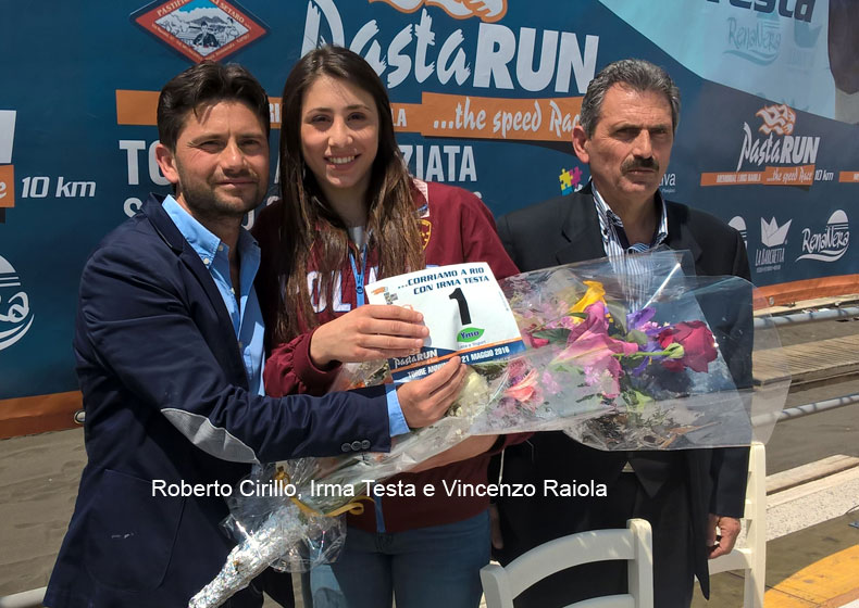 III edizione maratonina Pasta Run: presentazione con Irma Testa