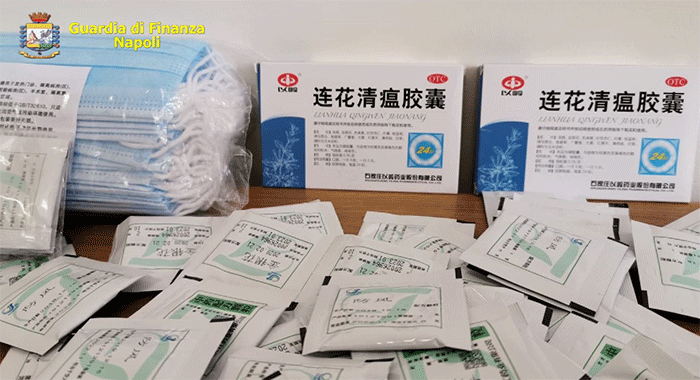 Sequestrati  farmaci cinesi spacciati come anticovid