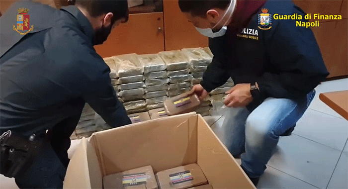 Operazione di Polizia e GdF: sequestrati 150 chili di cocaina e 46 chili di hashish