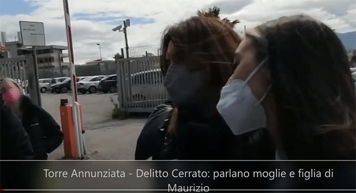 Torre Annunziata - Omicidio Cerrato, moglie e figlia della vittima incontrano i giornalisti al Tribunale