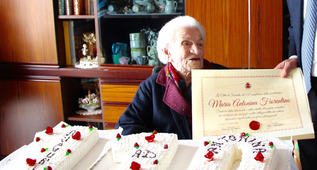 Sorrento festeggia la super nonna: 110 anni per Maria Antonina Fiorentino