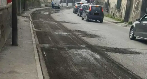 Boscoreale - Via Settetermini, iniziati i lavori per la pavimentazione stradale