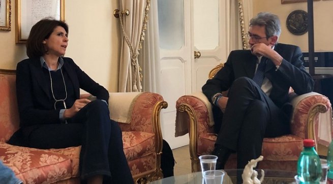 Pompei - Fiume Sarno, il sindaco Amitrano incontra la senatrice M5S La Mura