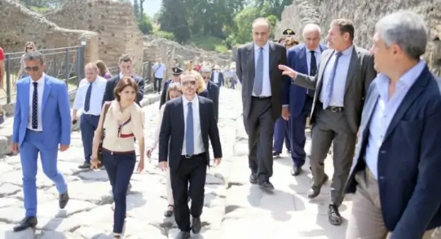 Pompei - Il ministro Bonisoli agli Scavi, buona occasione per aprire prospettive per la buffer zone  