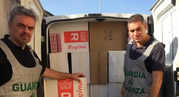 San Giorgio a Cremano - Sequestrati 560 kg di sigarette di contrabbando
