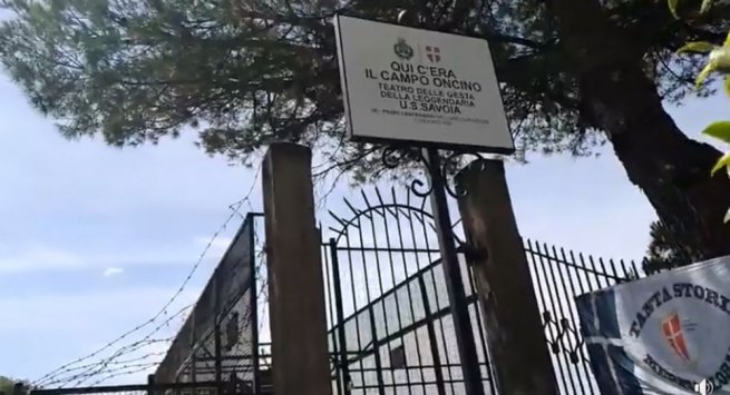 Torre Annunziata - Scoperta targa commemorativa 100 anni inaugurazione Campo Sportivo Oncino