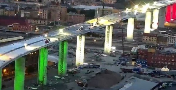 Nuovo ponte di Genova pronto per il 29 luglio