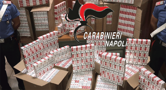 Pompei - Arrestata 43enne trovata in possesso di 8mila pacchetti di sigarette