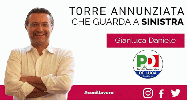 Torre Annunziata - Elezioni Regionali, inaugurazione Comitato elettorale del candidato PD Gianluca Daniele