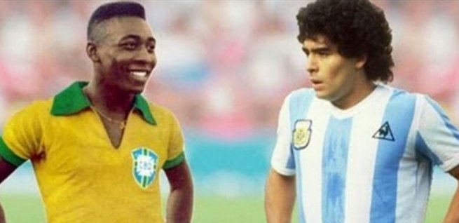 "Maradona è meglio e Pelè"? Di sicuro sono stati due grandi del calcio