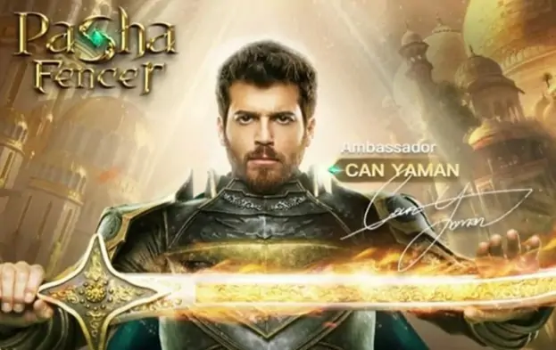 DayDreamer: Can Yaman, eroe del gioco in digitale “Pasha Fencer”