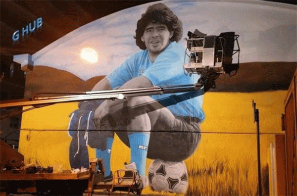 Gragnano - Un grande murale per Diego Armando Maradona