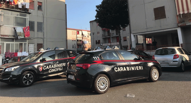 "Alto Impatto" dei carabinieri a Torre Annunziata e comuni vesuviani