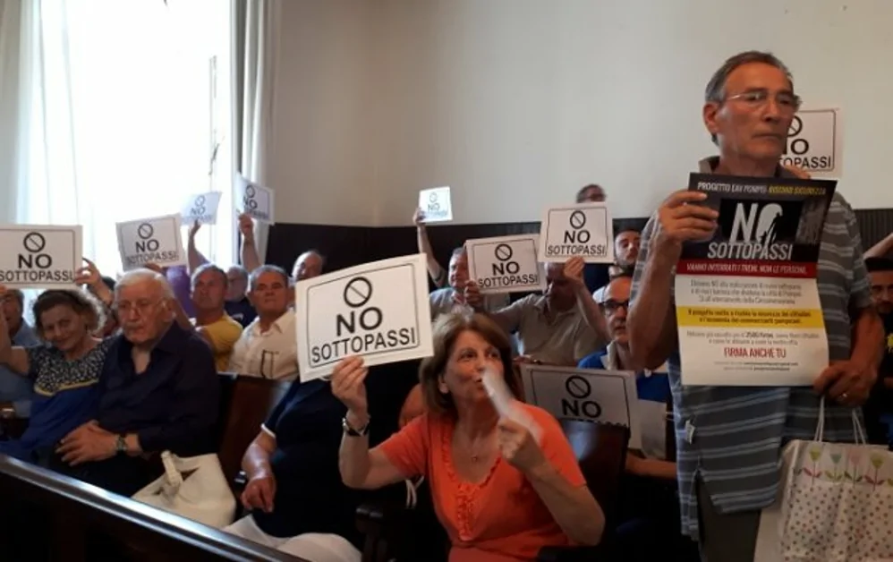 Pompei - Sottopassi Eav: delusione dei Comitati dopo l'incontro di ieri in Regione