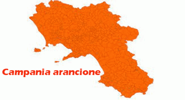 Emergenza coronavirus, dal 19 aprile la Campania in zona arancione