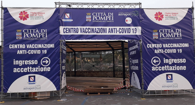 Pompei - Coronavirus, open day vaccinale in Piazza Falcone e Borsellino