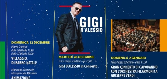 Natale a Pompei, Gigi D'Alessio in concerto il 28 dicembre 