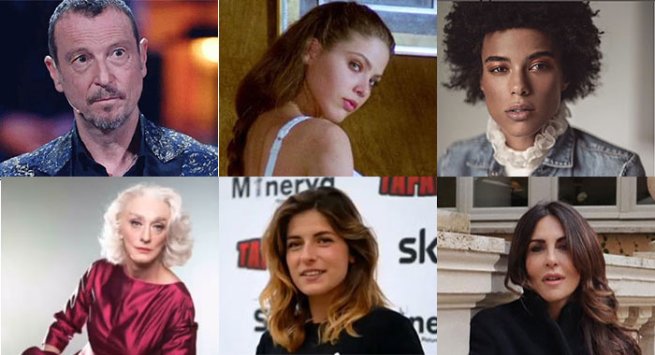 Festival di Sanremo 2022: Amadeus e le cinque donne che lo affiancheranno sul palco