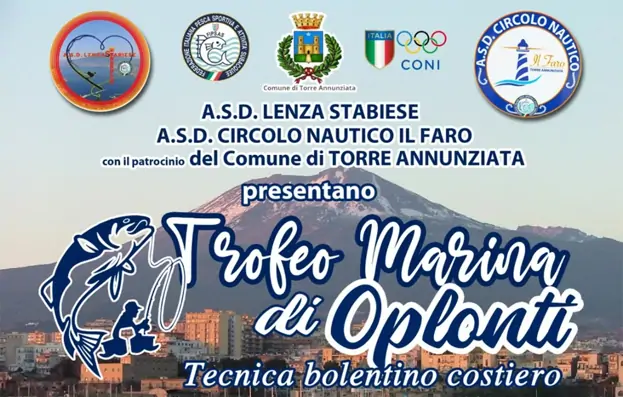 Torre Annunziata - "Trofeo Marina di Oplonti": domenica 20 marzo gara di bolentino costiero