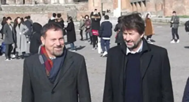 Pompei - Il ministro Franceschini riceve le Chiavi della Città