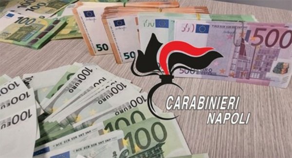 Napoli - Carabinieri sequestrano 175mila euro in banconote contraffatte