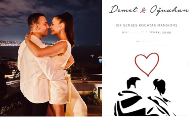 Demet Ozdemir e Oguzhan Koc: location da sogno per il matrimonio