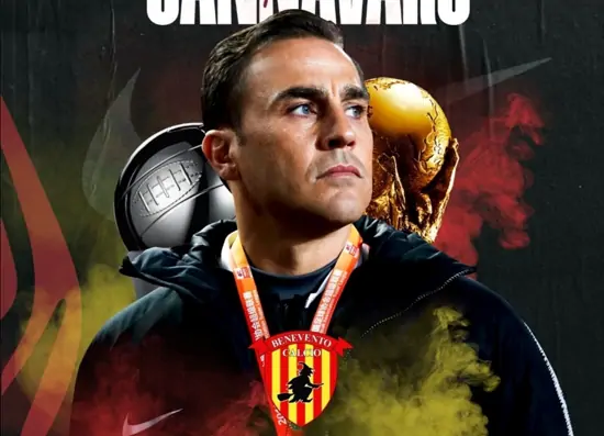 Fabio Cannavaro è il nuovo allenatore del Benevento 