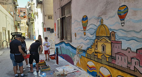 Torre Annunziata - Il quartiere Provolera torna a vivere con i “murales gentili”