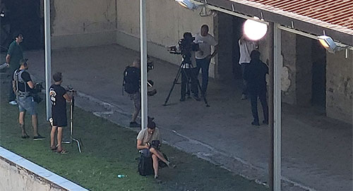 Torre Annunziata - Alberto Angela e la sua troupe agli Scavi di Oplonti